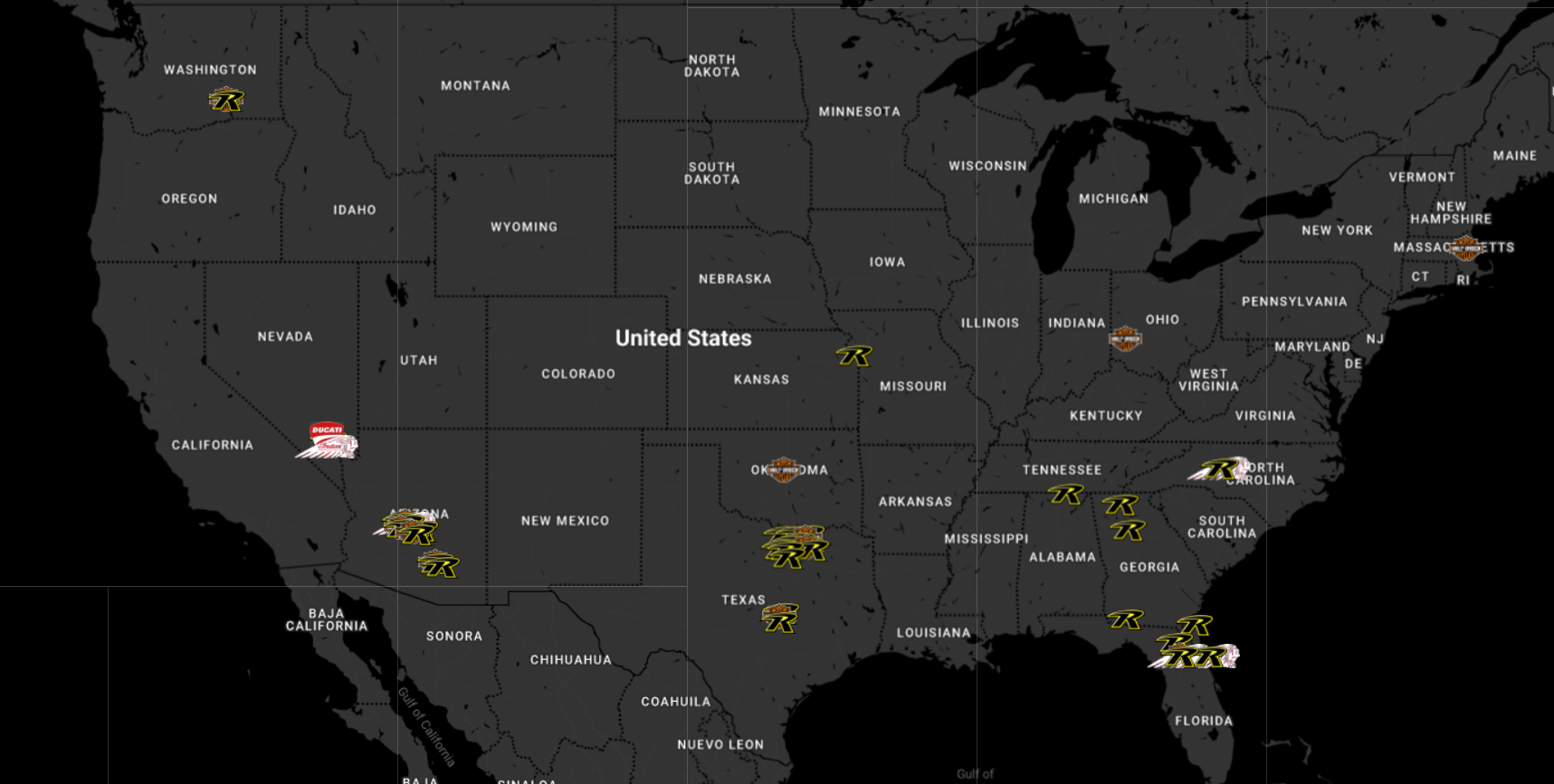 Over 56 RideNow Powersports Locations Across the Nation