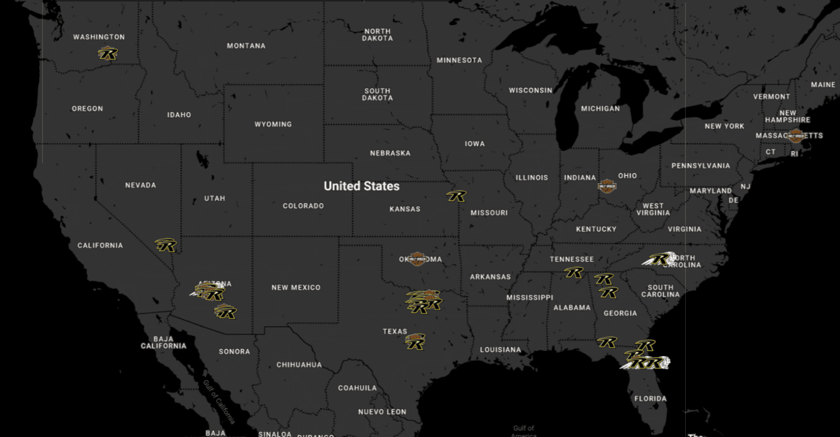 Over 56 RideNow Powersports Locations Across the Nation